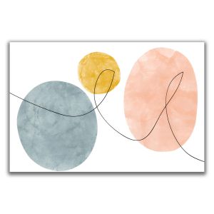 1151 Wall art decoration Dance of Shapes - Abstraction