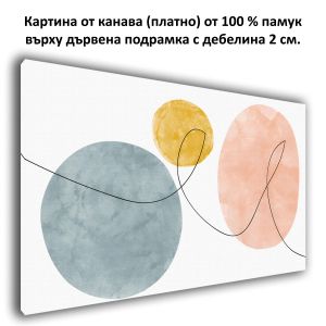 1151 Wall art decoration Dance of Shapes - Abstraction
