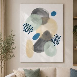 1153 Wall art decoration Color layers and shapes - Abstraction