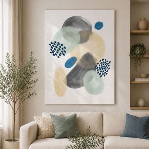1153 Wall art decoration Color layers and shapes - Abstraction