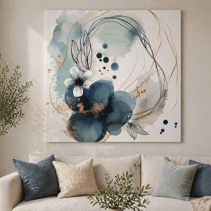 1154 Wall art decoration Blue Harmony