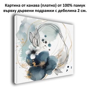 1154 Wall art decoration Blue Harmony