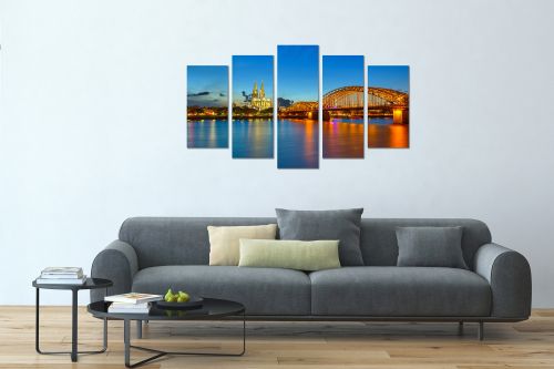 Wall art set 5 pieces Cologne