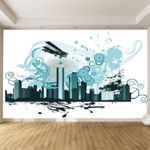 T9048 Wallpaper Modern city