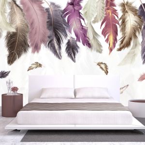T9053 Wallpaper Feathers