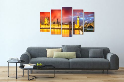 Wall art set 5 pieces London