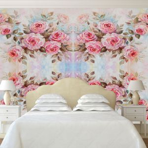T9060 Wallpaper Vintage roses