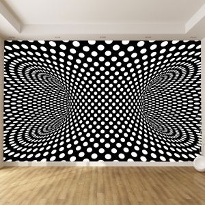 T9098 Фототапет 3D Абстрактно черно и бяло