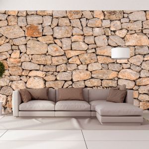 T9135 Wallpapper Wall of stones