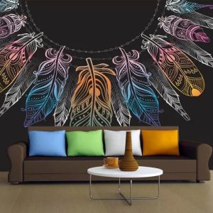T9185 Wallpaper Feathers