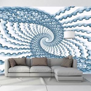 T9251 Wallpaper 3D abstraction Spirals