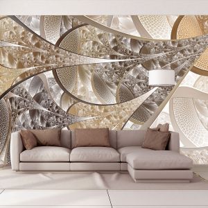 T9256 Wallpaper 3D Abstract Shapes