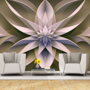T9257 Wallpaper 3D Symmetrical Shapes