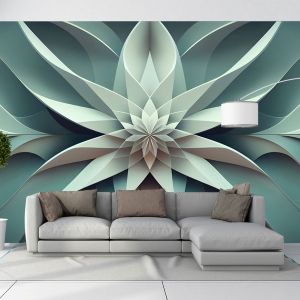 T9258 Wallpaper 3D Symmetrical Shapes