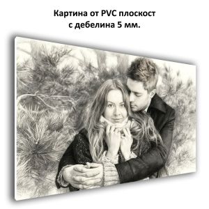 Модерен портрет по снимка за интериор