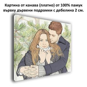 Персонален портрет за интериорен декор