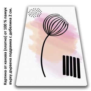 1159 Wall art decoration (set of 3 pieces) Whispers of a Boho Garden