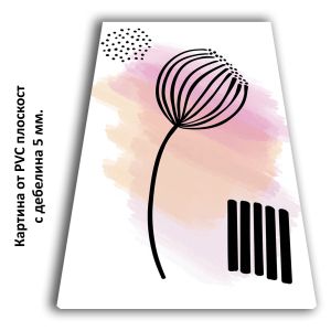1159 Wall art decoration (set of 3 pieces) Whispers of a Boho Garden