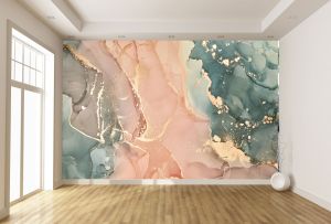 T9323 Wallpaper Abstraction with Marble Effect