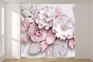 T9231 Wallpaper 3D flowers