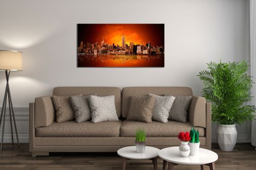 Wall art canvas decoration New York panorama