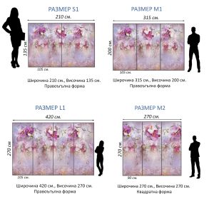 T9179 Wallpaper Wall of orchids