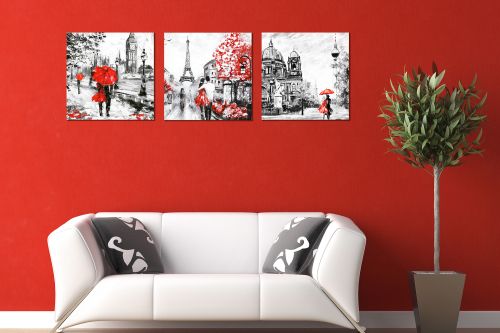 Wall art decoration London Paris Berlin