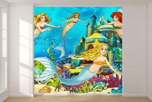 T9072 Wallpaper Mermaids