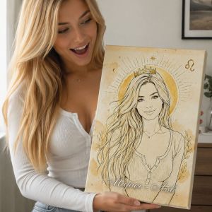 1161 Zodiac portrait from a photo - the magic of the zodiac signs