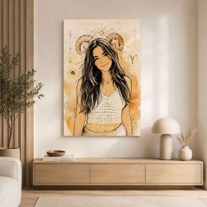 1161 Zodiac portrait from a photo - the magic of the zodiac signs