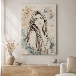 1161 Zodiac portrait from a photo - the magic of the zodiac signs