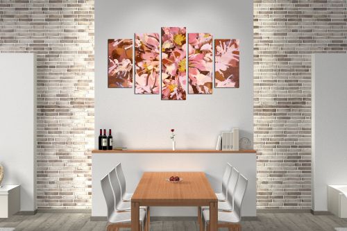 Canvas wall art decoration Abstract flowers