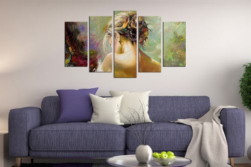  Art canvas decoration - reproduction beautiful girl