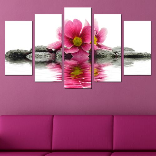 0557 Wall art decoration (set of 5 pieces) Zen composition