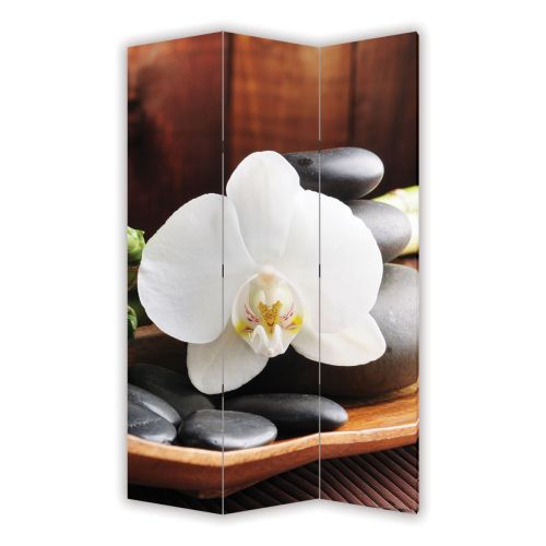 P0117 Decorative Screen Room devider SPA - white orchid (3,4,5 or 6 panels)