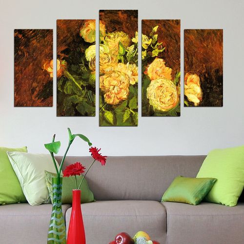 Canvas wall decoration - 5 pieces