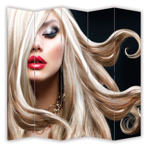 P0468 Decorative Screen Room devider Blond hair (3,4,5 or 6 panels)