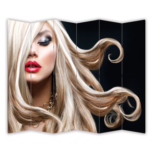 P0468 Decorative Screen Room devider Blond hair (3,4,5 or 6 panels)