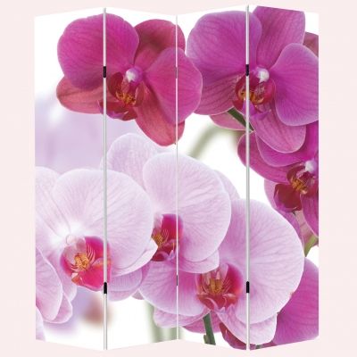 Сгъваем параван за стая Красиви орхидеи