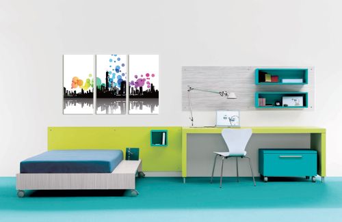 Canvas wall art teenage room