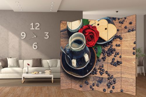 Screen for room Composition with coffee