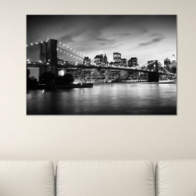 0157_1 Картина New York, Brooklyn Bridge
