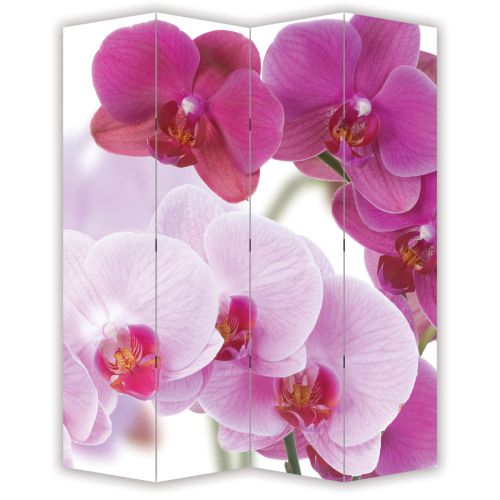 P0099 Decorative Screen Room divider Beautiful orchids (3,4,5 or 6 panels)