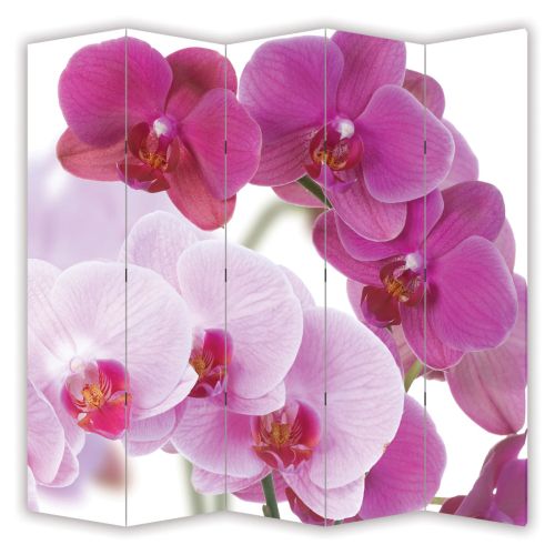 P0099 Decorative Screen Room divider Beautiful orchids (3,4,5 or 6 panels)