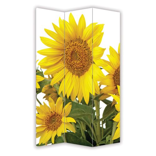 P0204 Decorative Screen Room divider Sunflowers (3,4,5 or 6 panels)