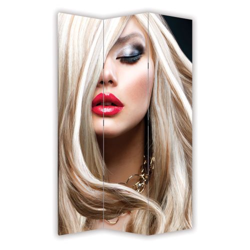 P0468 Decorative Screen Room devider Blond hair (3,4,5 or 6 panels)