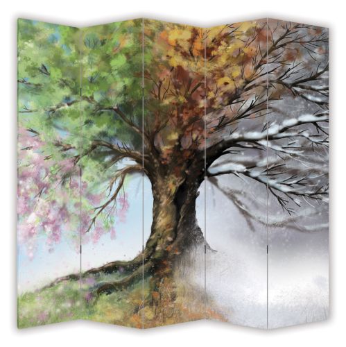 P0168 Decorative Screen Room divider Seasons (3,4,5 or 6 panels)