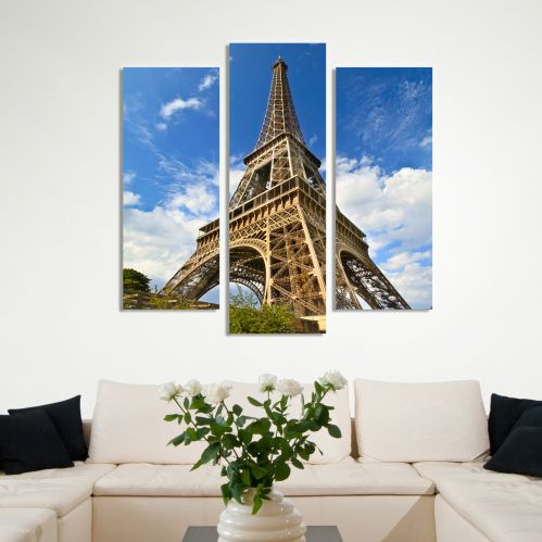 0023 Wall art decoration (set of 3 pieces)  Paris