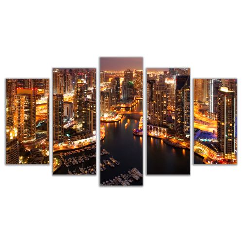 0401 Wall art decoration (set of 5 pieces) Dubai