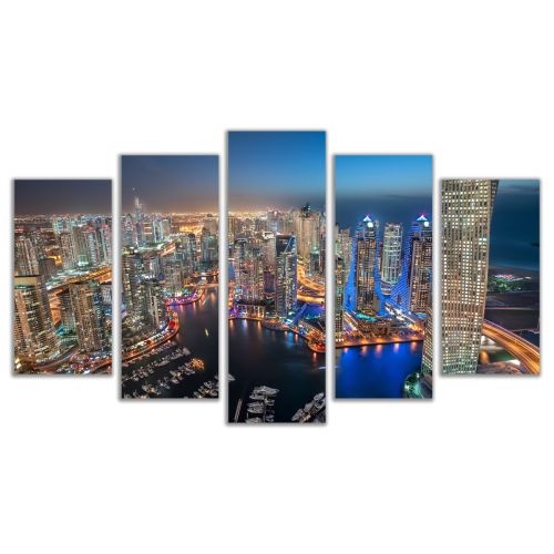 0402 Wall art decoration (set of 5 pieces) Dubai